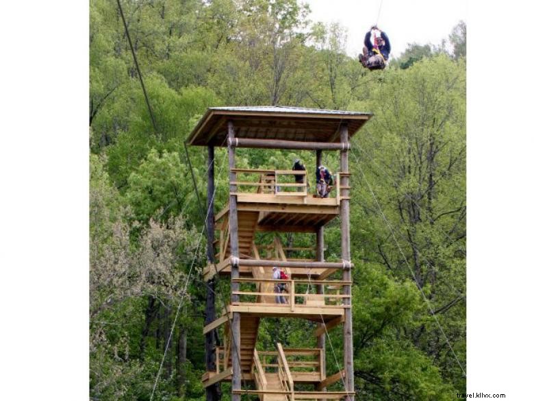 Tours de tirolesa en canopy de Blue Ridge 