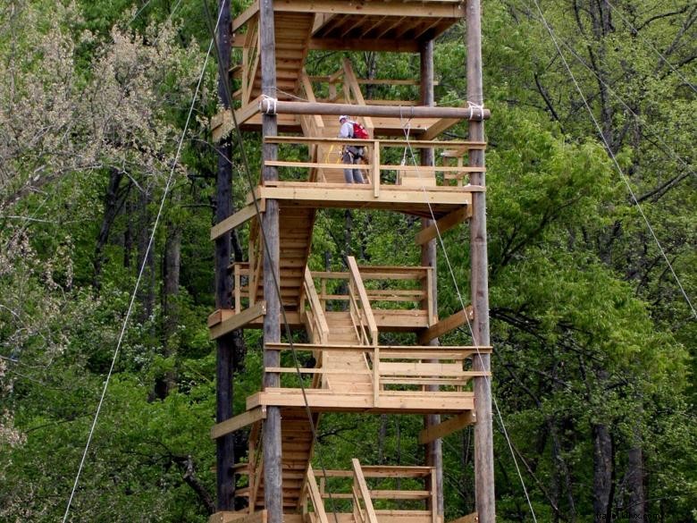 Zipline Canopy Tour di Blue Ridge 