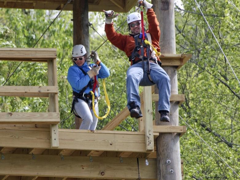 Tours de tirolesa en canopy de Blue Ridge 