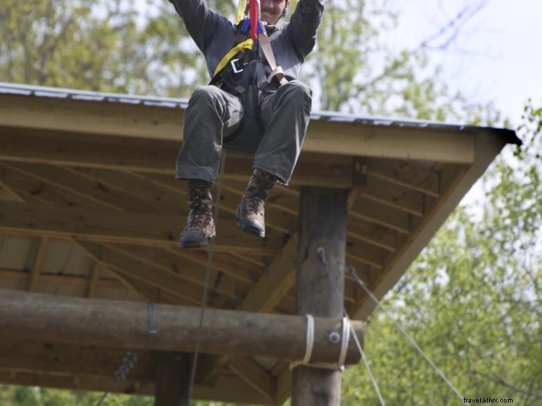 Zipline Canopy Tour di Blue Ridge 