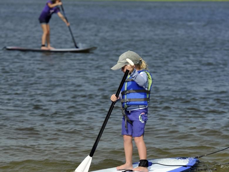 Paddleboard en la costa este 