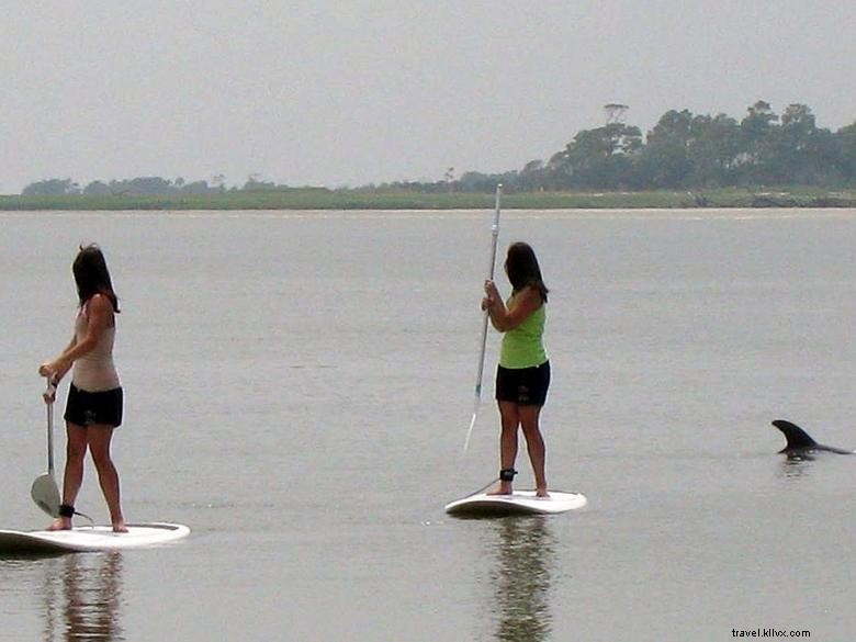 Paddleboard en la costa este 