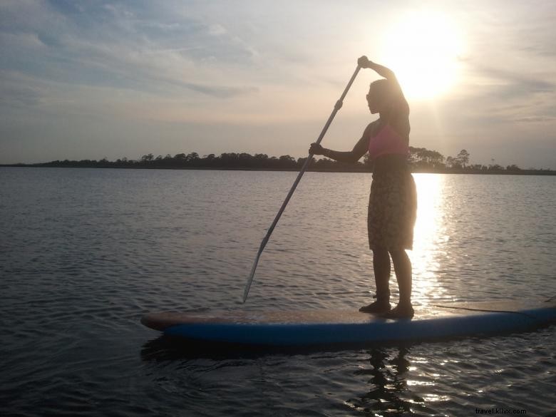 Paddleboard en la costa este 