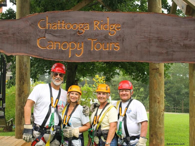 Tours de tirolesa en Chattooga Ridge 