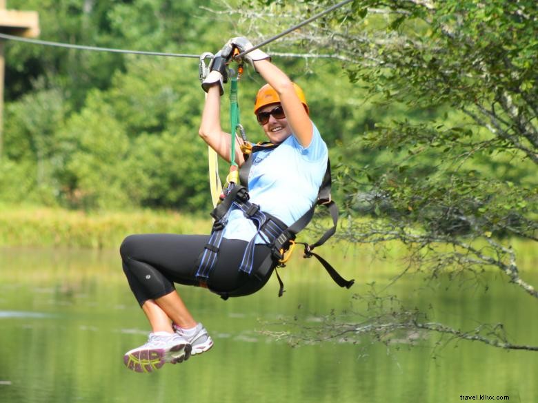 Tours de tirolesa en Chattooga Ridge 