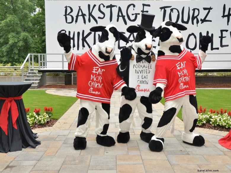 Tour pelos bastidores do Chick-fil-A 