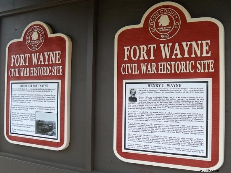 Sitio histórico de la guerra civil de Fort Wayne 