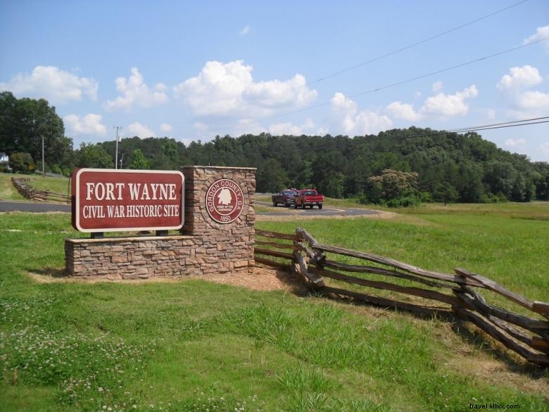 Sitio histórico de la guerra civil de Fort Wayne 