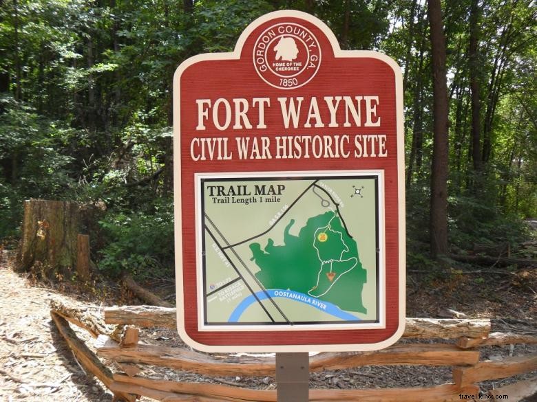 Sitio histórico de la guerra civil de Fort Wayne 
