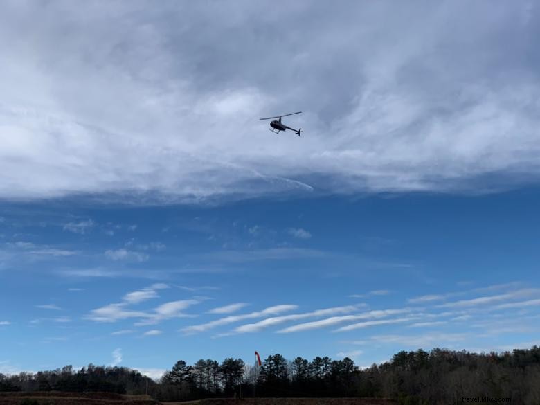 Circuits en hélicoptère à Blue Ridge 