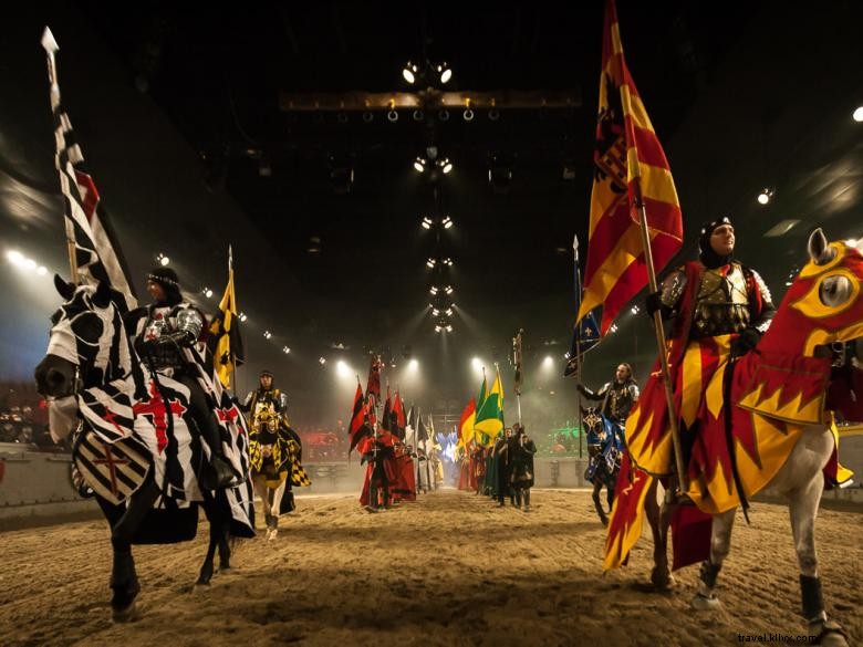 Dîner et tournoi de l époque médiévale 