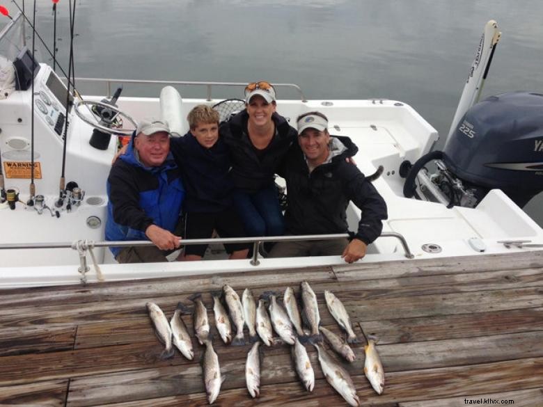 Aventuras de pesca costera en las marismas 