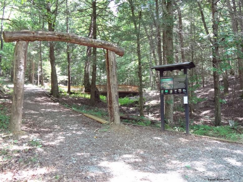 Jardins no Georgia Mountain Research &Education Center 