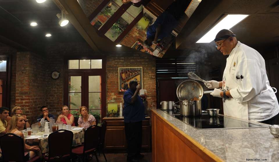 Guía de las clases de cocina de Nueva Orleans 