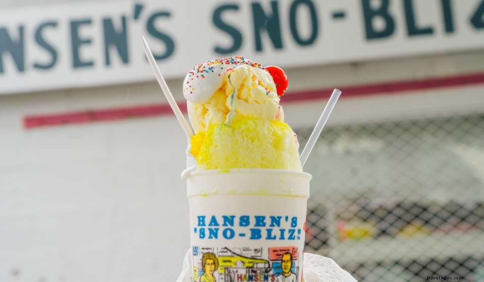 Dulces helados de verano en Nueva Orleans 