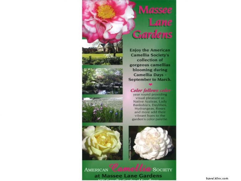 Masssee Lane Gardens Siège historique de l American Camellia Society 