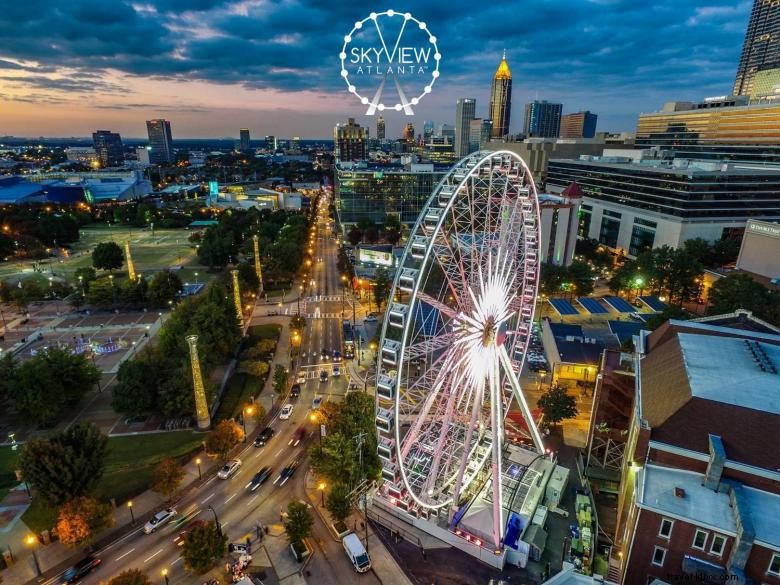 Vue du ciel d Atlanta 