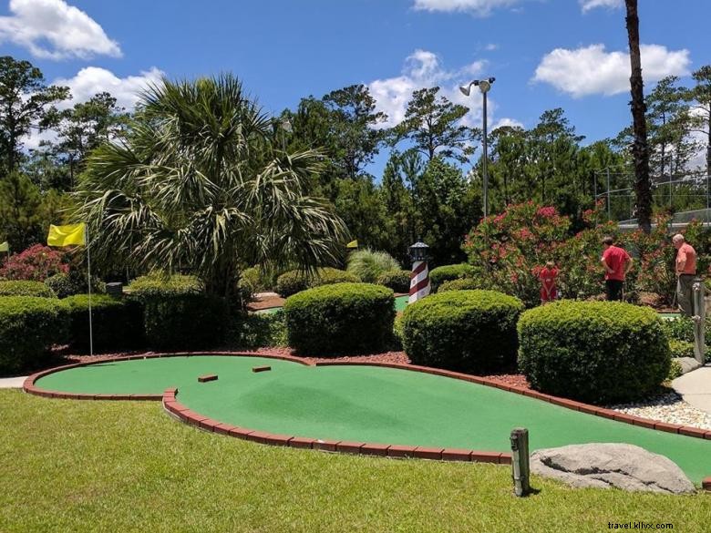 Golf e giochi in miniatura dell isola 