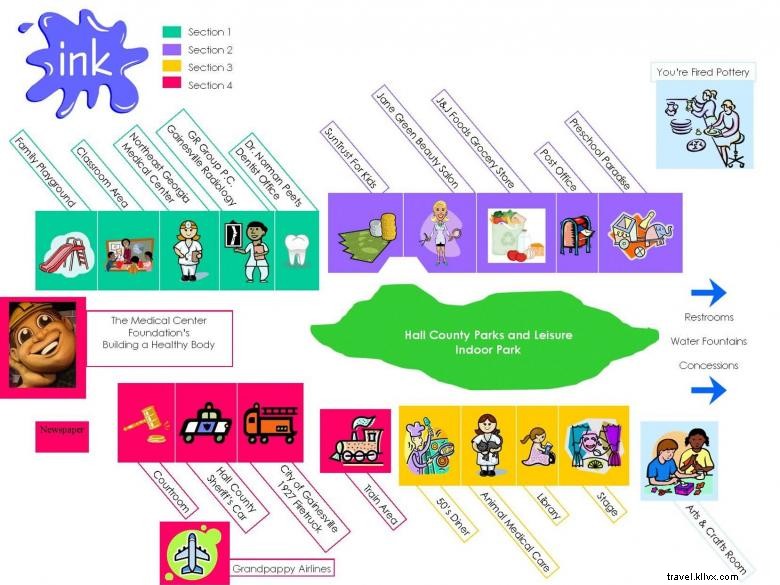 Quartiere interattivo per bambini 