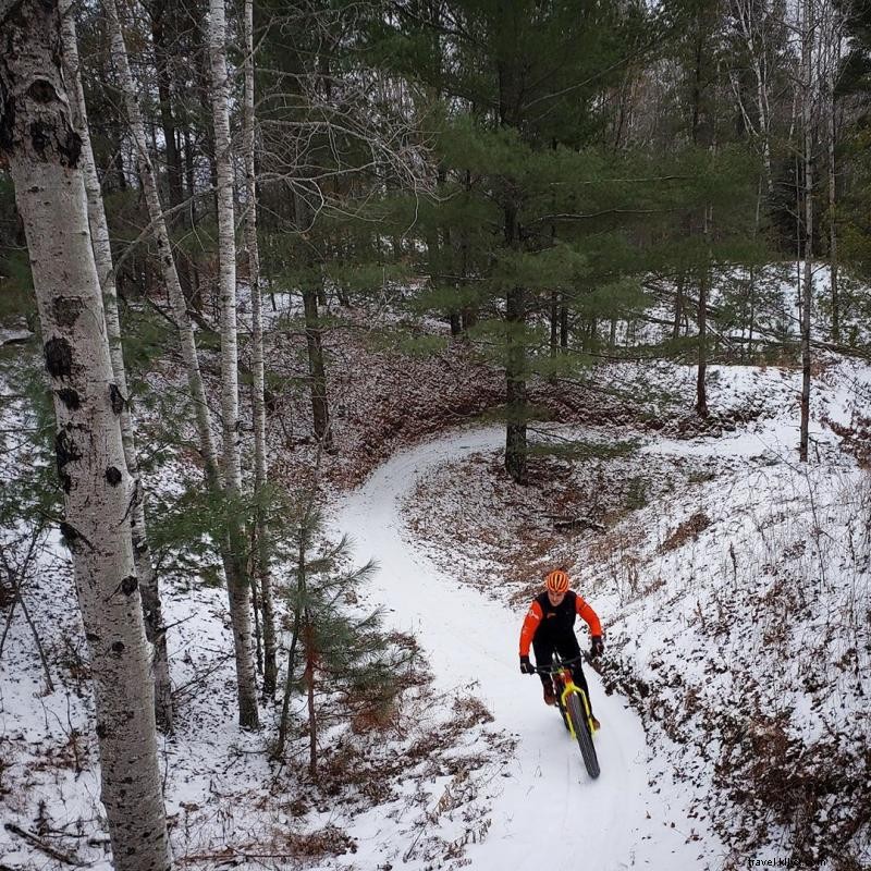 Fat Bike d hiver à Cuyuna 