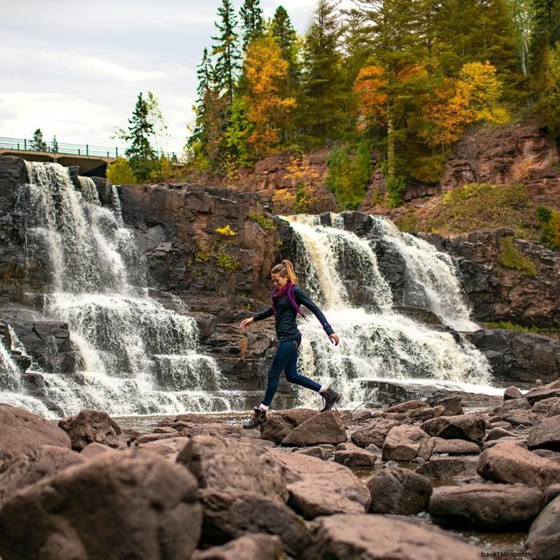 Aonde ir perseguindo cachoeiras em Minnesota 