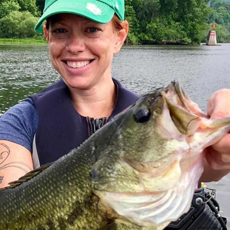 Grandes lugares para la pesca de lubina en Minnesota 