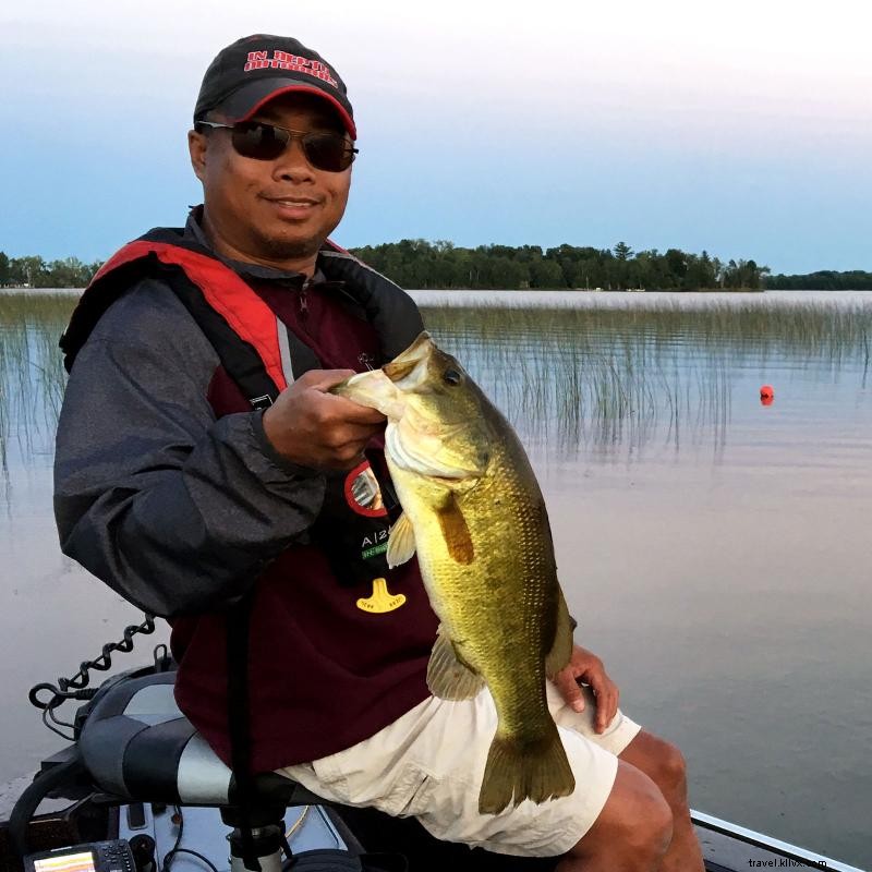 Ótimos lugares para pesca do robalo em Minnesota 