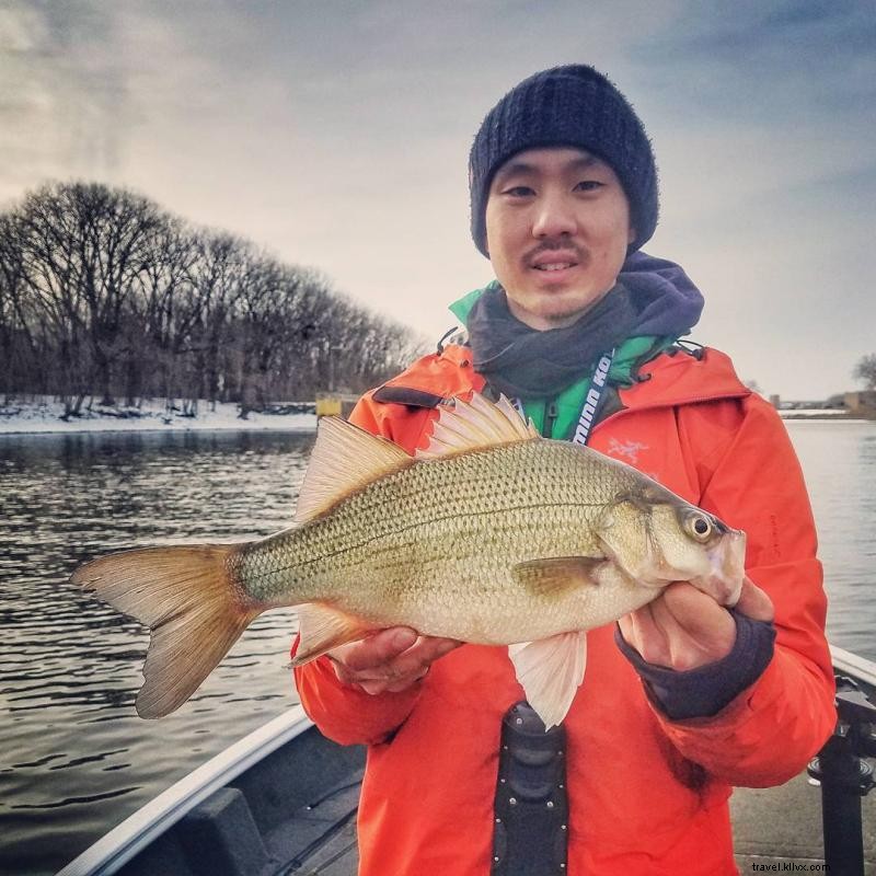 Grandes lugares para la pesca de lubina en Minnesota 