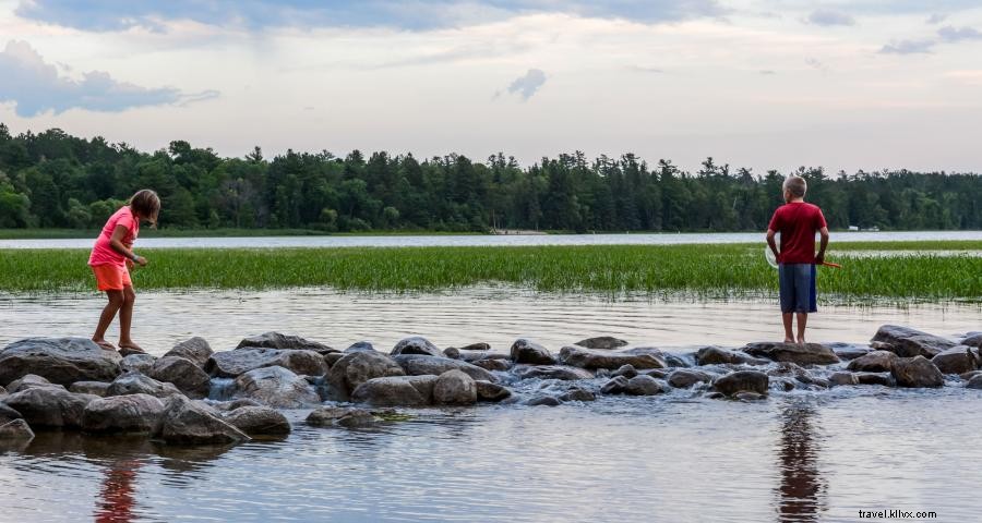 イタスカ州立公園のミシシッピ源流への旅 