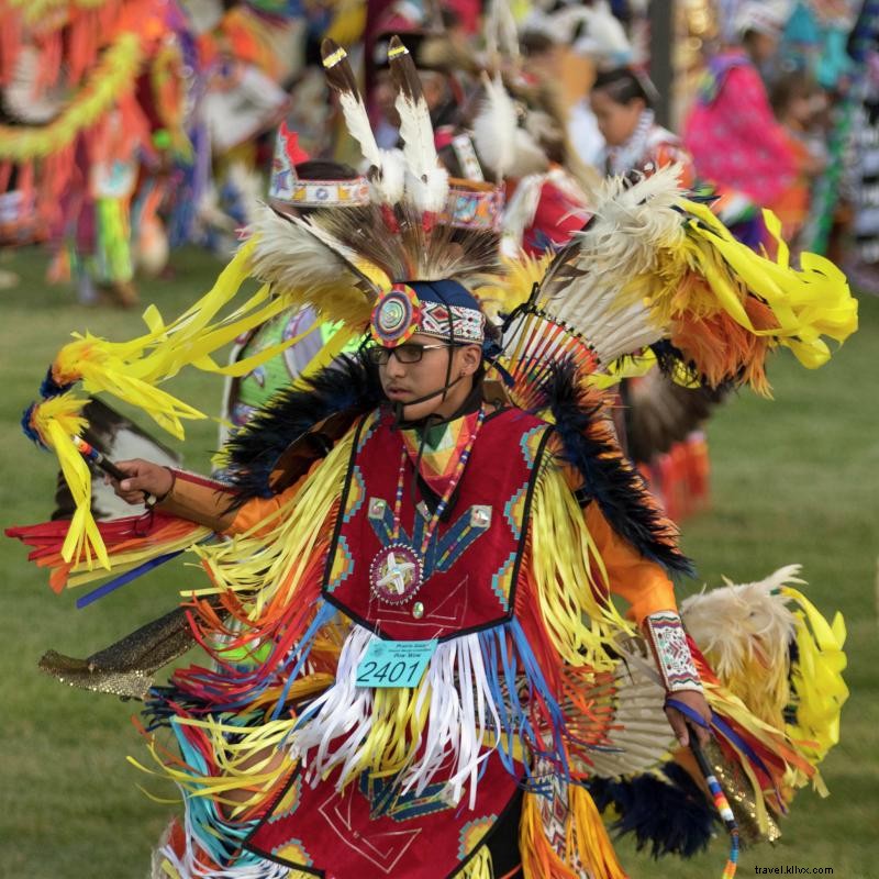 Dança, Combinação de bateria e arte no Native American Powwows de Minnesota 