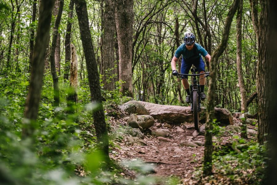 Mountain bike em Duluth e Lebanon Hills 