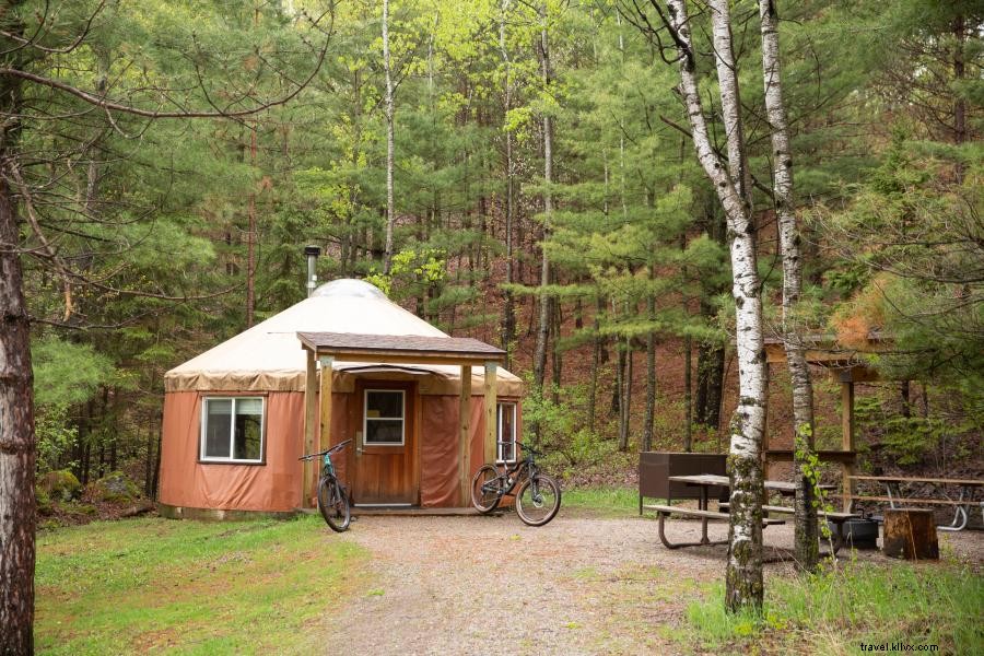 Andare in mountain bike a Detroit Lakes e Cuyuna 