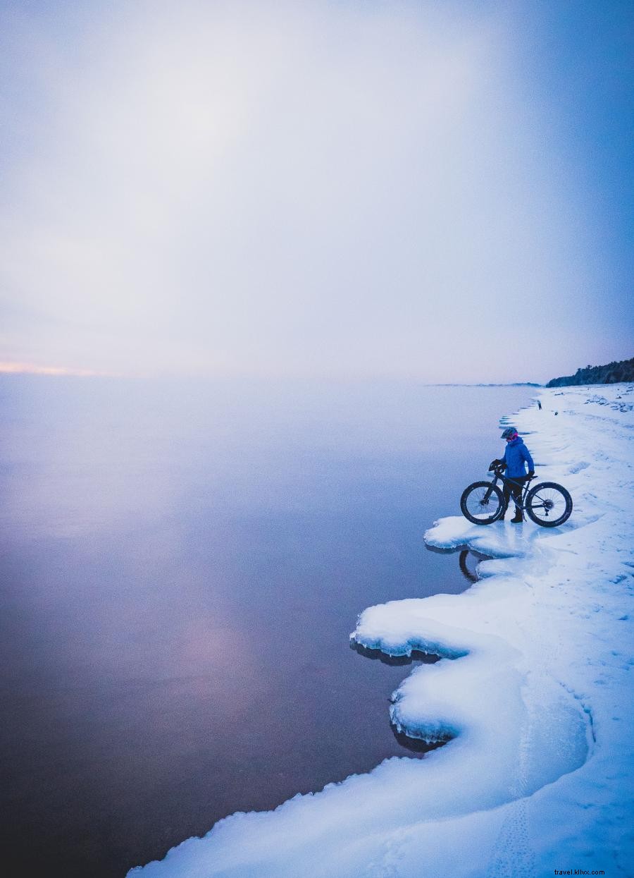 Aonde ir de bicicleta gorda no nordeste de Minnesota 