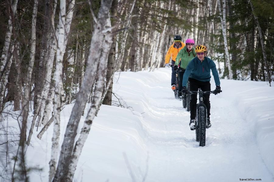 Dónde practicar ciclismo gordo en el noreste de Minnesota 