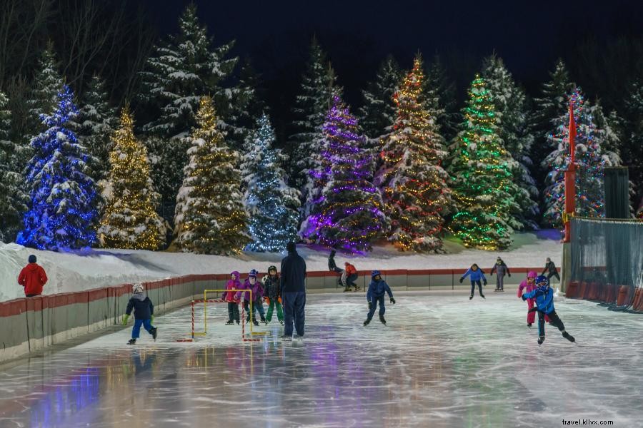 Glissez sur ces superbes patinoires extérieures 