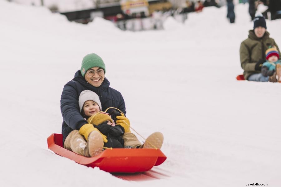15 Minnesota Hills untuk Sledding &Snow Tubing 