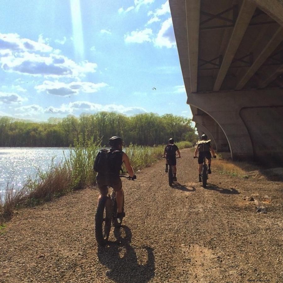 Principais trilhas de mountain bike nas cidades gêmeas 