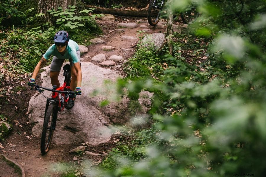 Les meilleurs sentiers de vélo de montagne dans les villes jumelles 