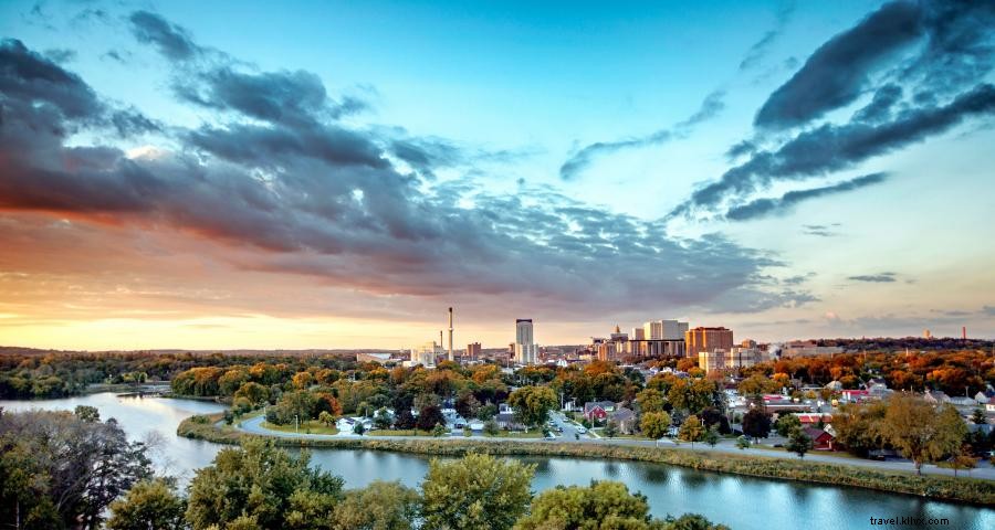 24 horas de felicidade nas férias de bicicleta em Rochester 