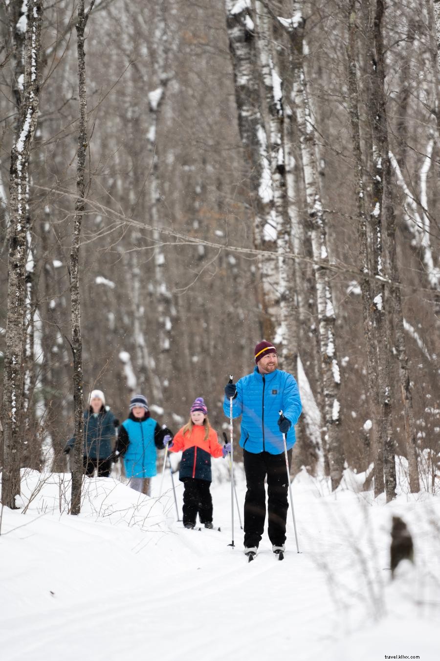 Bermain Ski Lintas Alam di Theodore Wirth Park di Minneapolis 