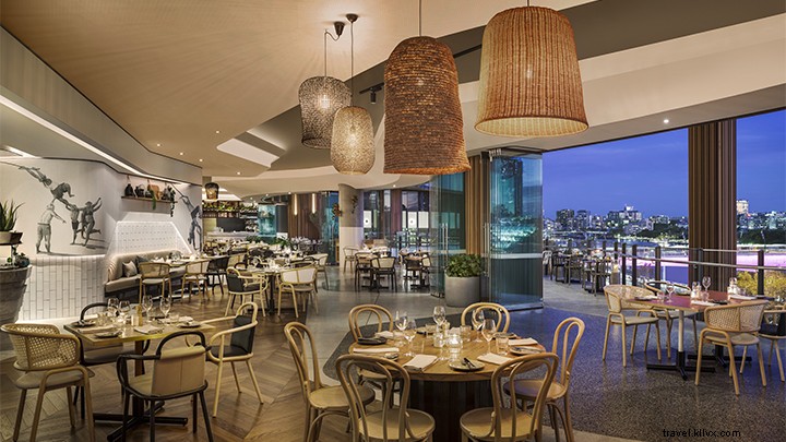 Tempat makan dengan pemandangan di Brisbane 