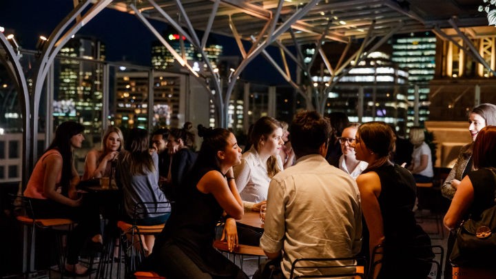 Bar atap di Brisbane 