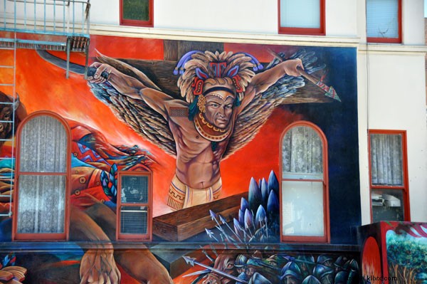 Passeios pelo mural em São Francisco - através dos olhos de um artista 