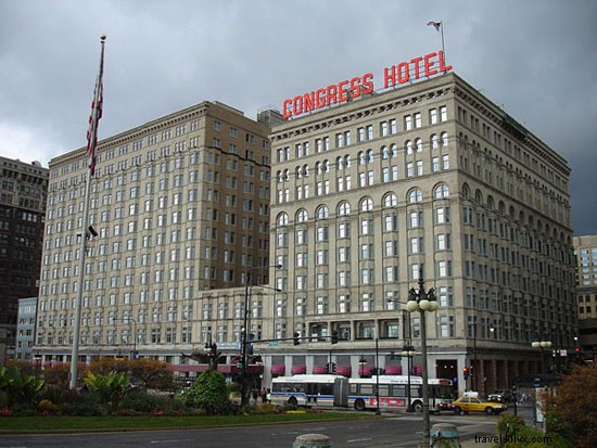 El hotel más embrujado de Chicago:Congress Plaza 