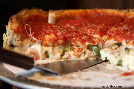 Spots de pizza Chicago Deep Dish 