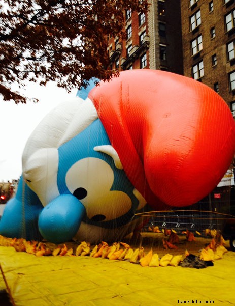 Les ballons Macys Thanksgiving Day Parade prennent vie 