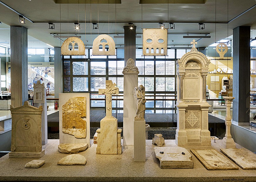 Art de la pierre :Musée de l artisanat du marbre de Tinos 