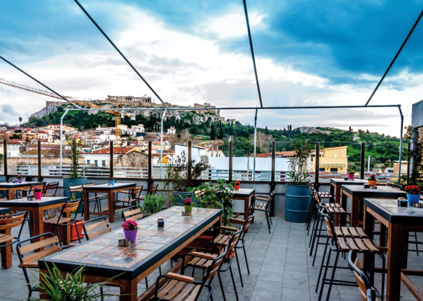 Les toits « les plus savoureux » d Athènes 