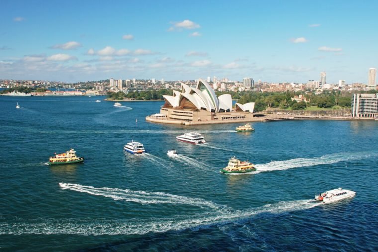 Os destinos de viagem mais populares na Austrália 